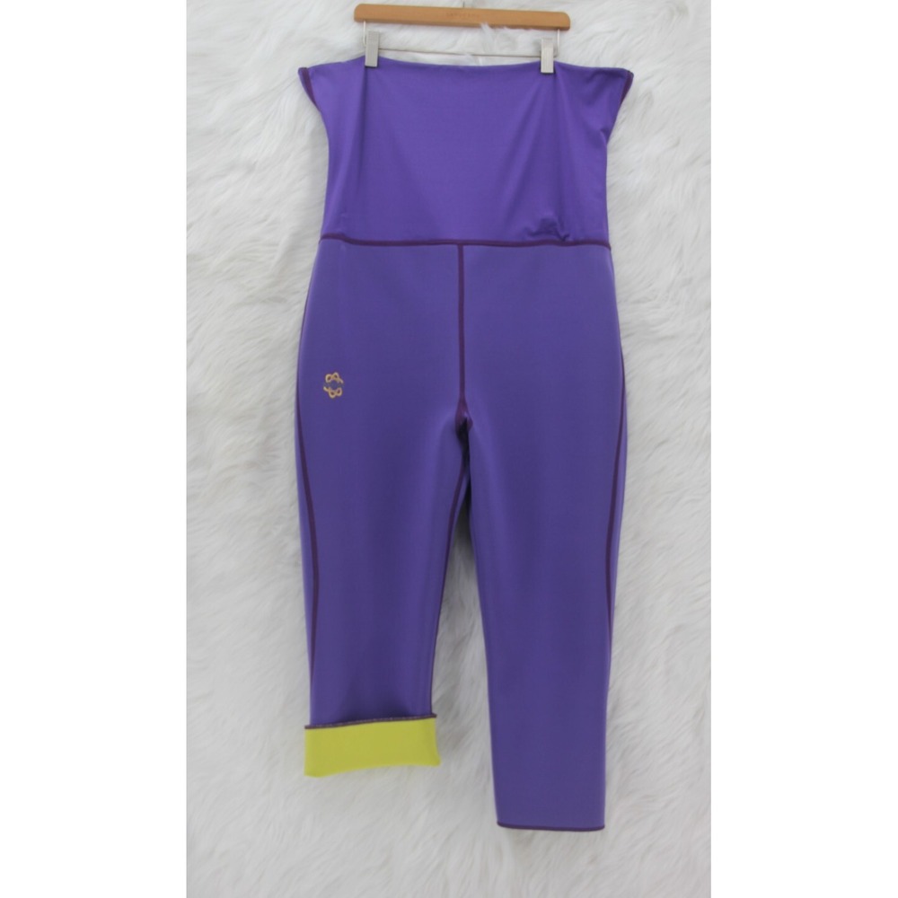 Zaggora Womens XXL Purple Neoprene Celu-Lite Technology Thermo Fit Hot Pants 298